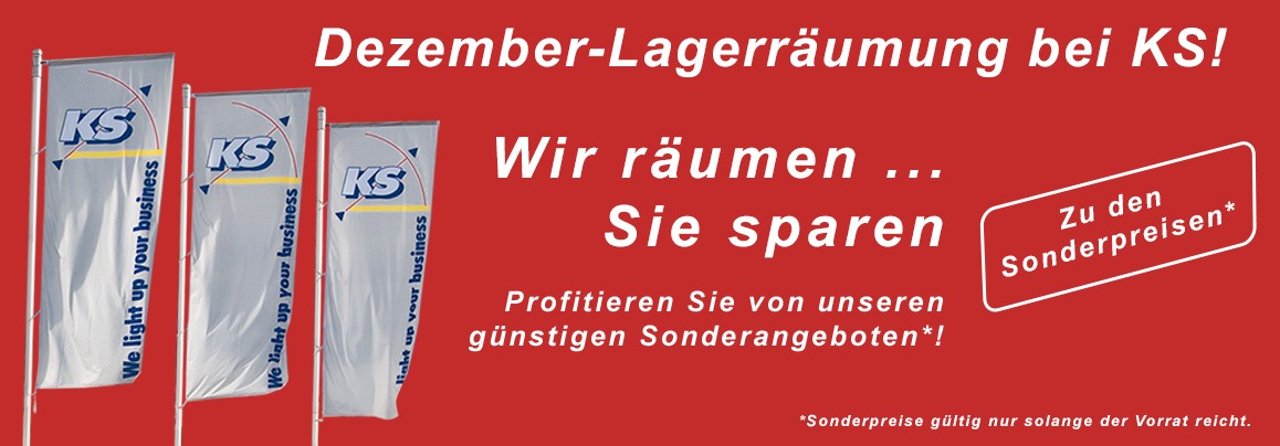 Dezember-SALE bei KS – Jetzt günstige Sonderpreise sichern!